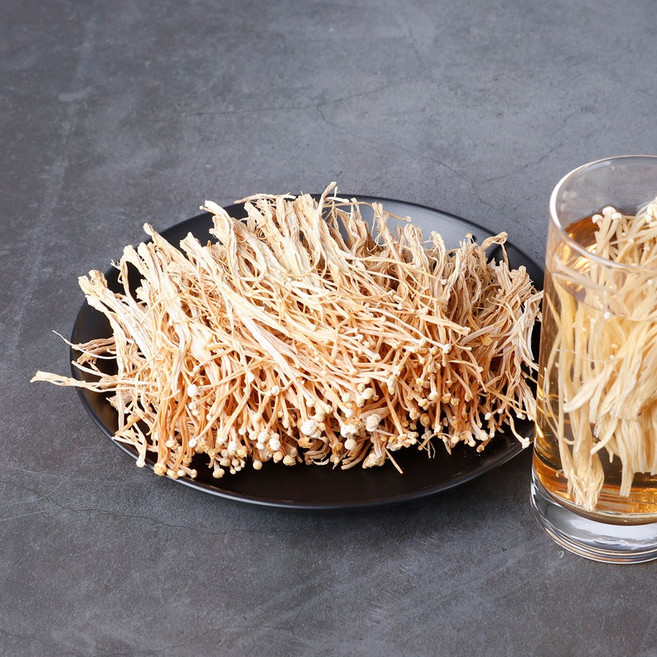 백송식품 국내산 말린 팽이버섯 건조버섯 버섯차 다이어트 안주 간식, 100g, 1개