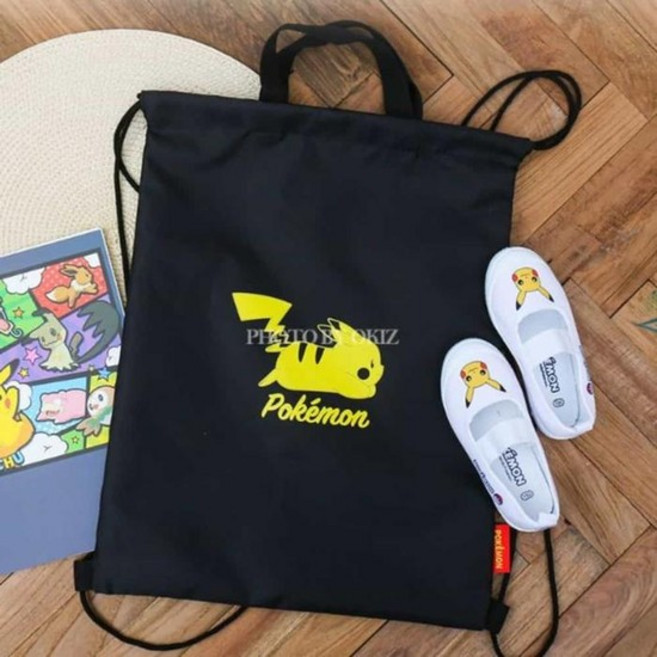 [아우트_64]중학생보조가방 실내화주머니 포켓몬 조리개