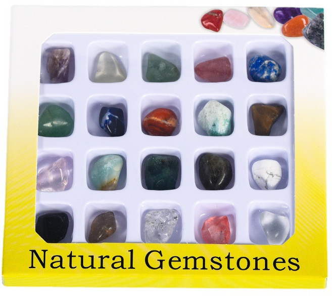 천연 원석 광물 20 pcs, 1개