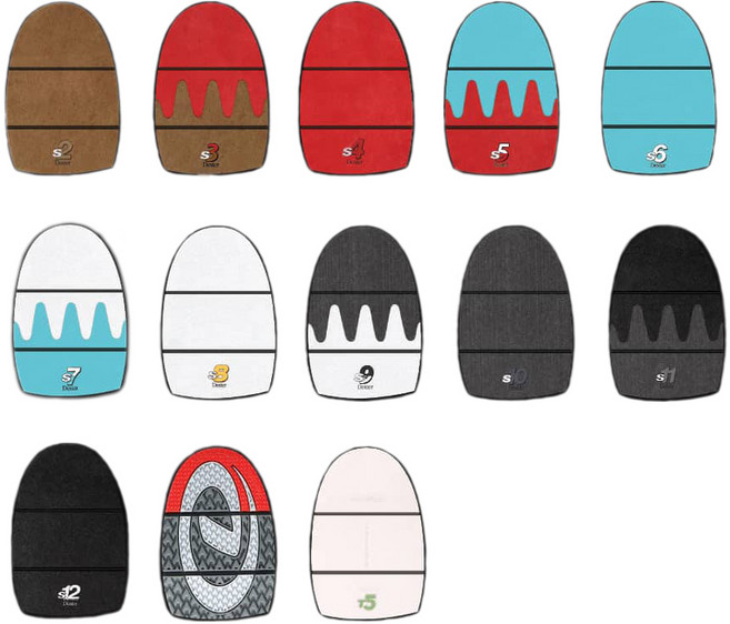 락엔볼 - 덱스터 THE 9 볼링화 교체용 슬라이드 & 트랙션 솔 모음, S4