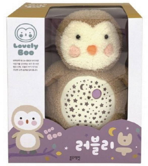 블루래빗 러블리부 멜로디 램프인형