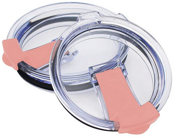 스타벅스호환 스탠리호환 교체용 뚜껑 투명 자석 푸시형 20온스 591ml 30온스, 핑크 20온스, 1개