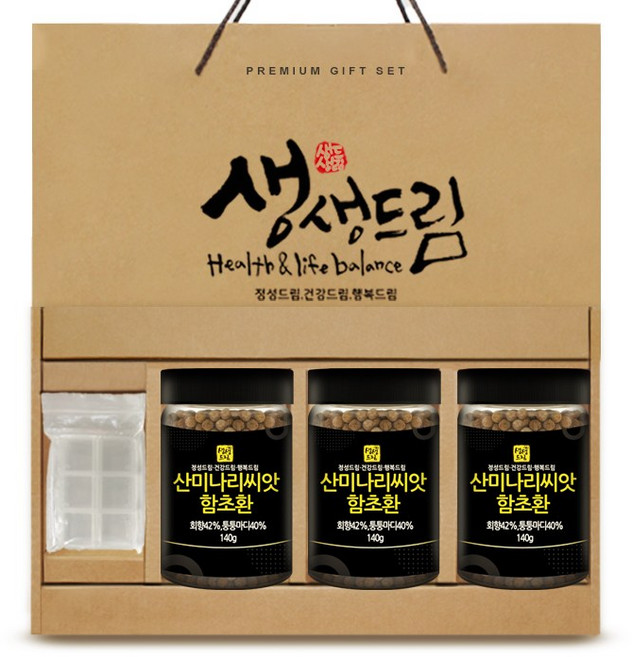 산미나리씨앗 함초환 선물세트 / 140g 3개입, 3개