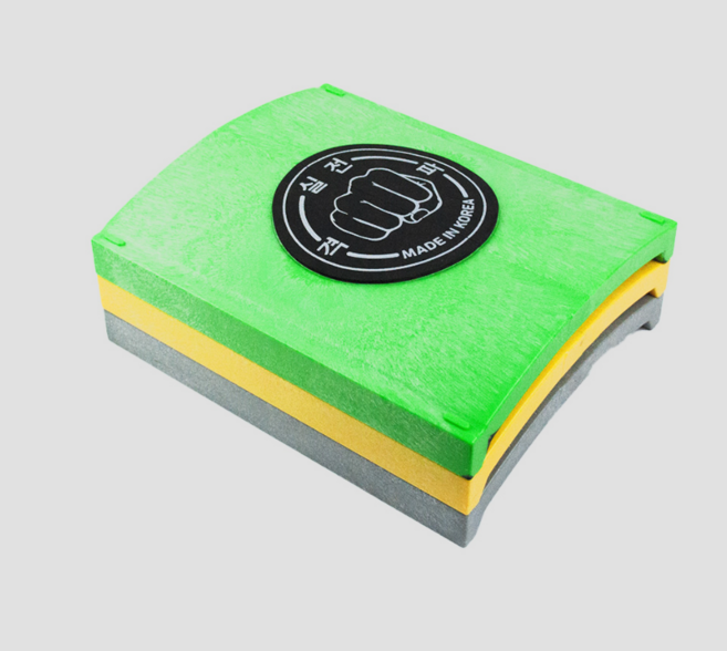 [무스포] 조립식 실전 수련용 기와, 그린 (중급), 1개