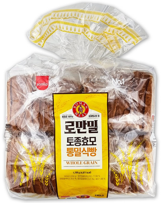코스트코 삼립 로만밀 토종효모 통밀 식빵, 1.72kg, 1개
