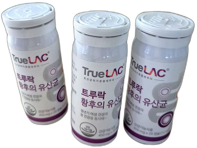 갱년기 증상 완화 유산균 장 건강 개선 성인 유산균 28정 3개