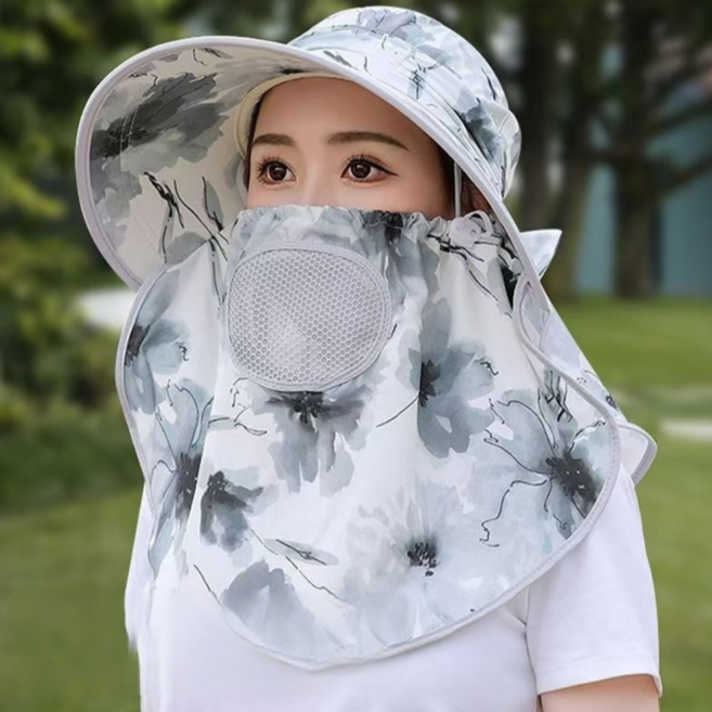 IANSOSO 자외선 햇빛 차단 가리개 농사 모자