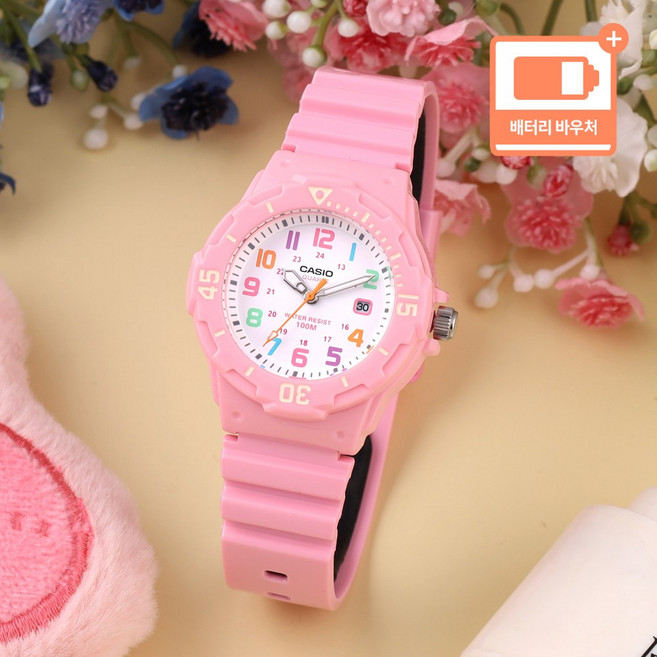 카시오 다이버룩 디자인 학생 여자 우레탄 손목시계