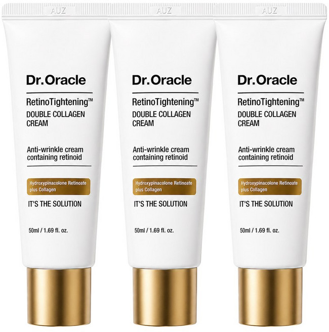 닥터오라클 레티놀 레티노타이트닝 더블 더마 콜라겐 저자극 크림, 3개, 50ml