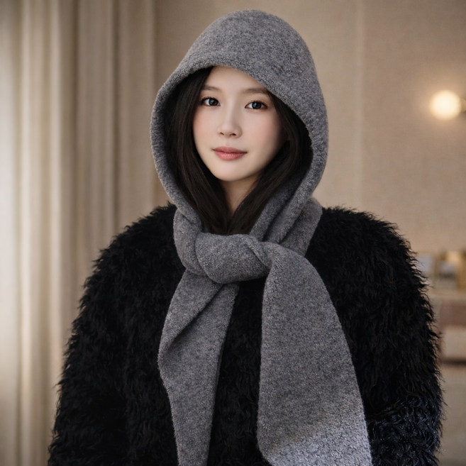 더웜 바라클라바 + 목도리 일체형 넥워머