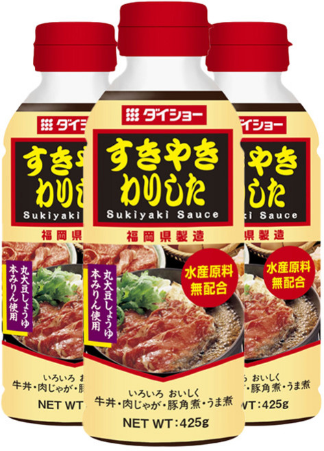 다이쇼 스키야끼 국물소스, 3개, 425g