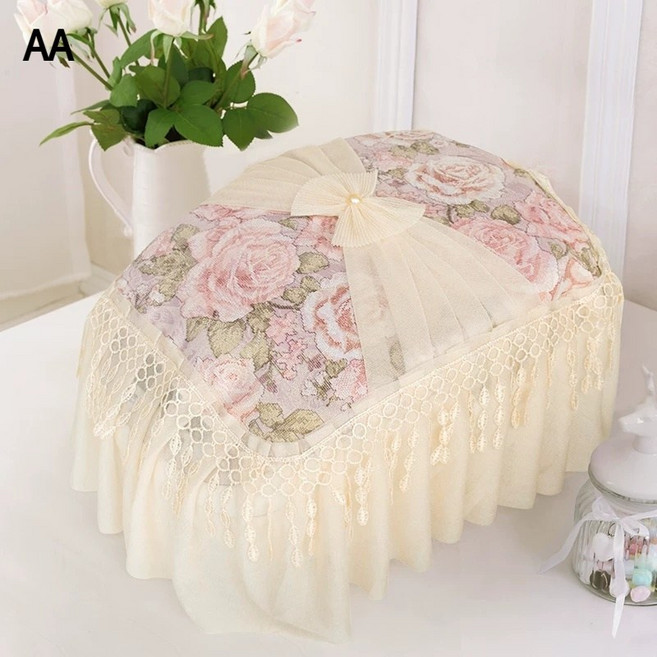 타원형 전기 밥솥 커버 타월 에어프라이어 덮개, AA _ 35x32cm