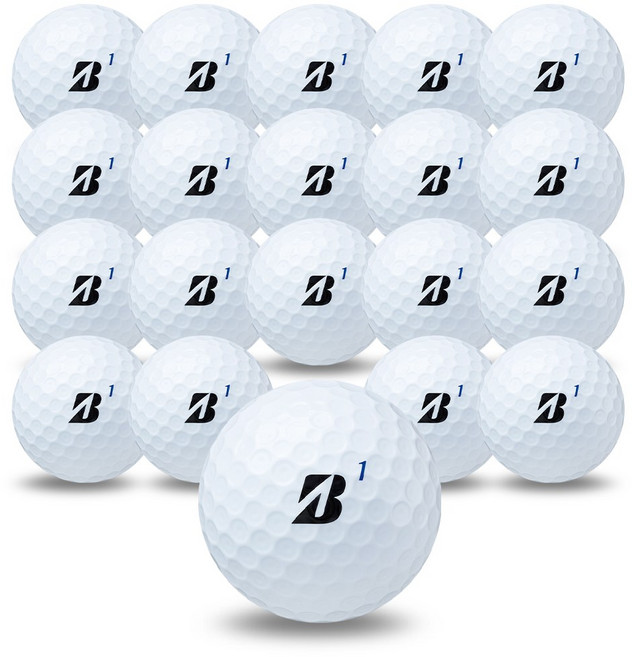 아토스포츠 로스트볼 브리지스톤 흰색 A-급 골프공, 20개, 1개