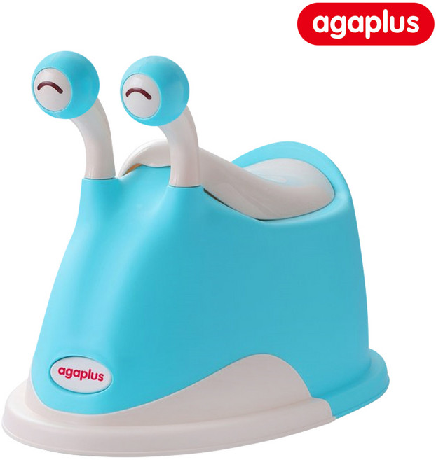 아가플러스 달팽이 유아변기 아기변기 배변훈련, 블루