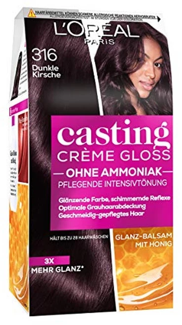 독일 암모니아와 실리콘이 없는 로레알 파리 컬러레이션 영양 인텐시브 틴트 글로스 리플렉스 밤 캐스팅 크림 글로스 헤어 컬러 No. 400 브라운 1개 염색약 셀프 버블 새치, 다크 체리 - 쿠팡