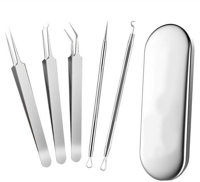 테네져 피지 압출기 5종 + 케이스 세트, 1세트