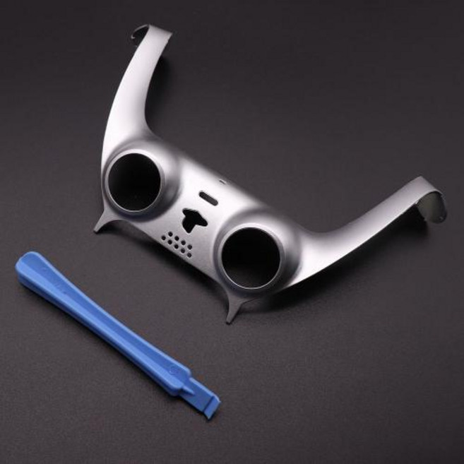 PS5 V1 V2 V3 게임 패드 핸들 쉘 커버 위장투명 매트 컨트롤러 조이스틱 핸들 장식 스트립 프라이 바 포함, 5)F