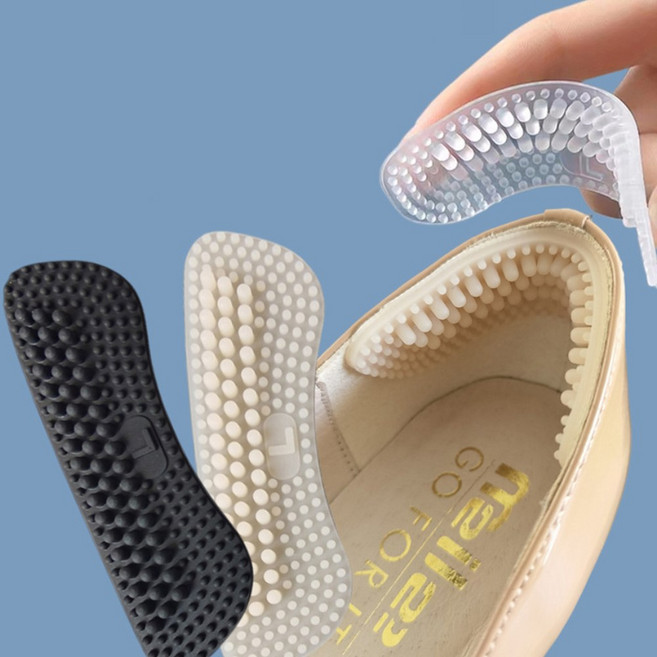 (1+1 4P)SB 4D 실리콘 발 뒤꿈치 보호 패드 구두 뒷꿈치 까짐방지 벗겨짐 방지 신발 수선NO