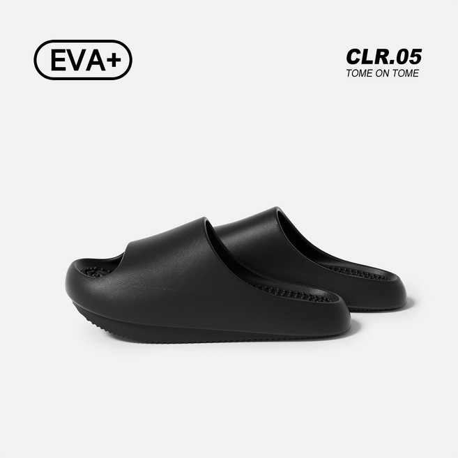 EVA+ 足弓支撐拖鞋 夏季室內居家防滑, 10 cm, 黑色  24  24.5 適合23.5  24CM穿