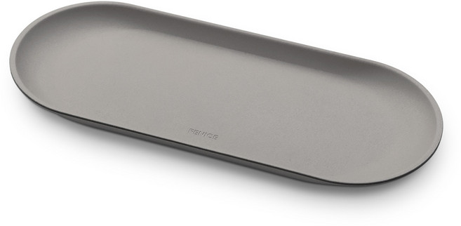 FENICE 오피스 가죽 펜 트레이, Grey, 1개