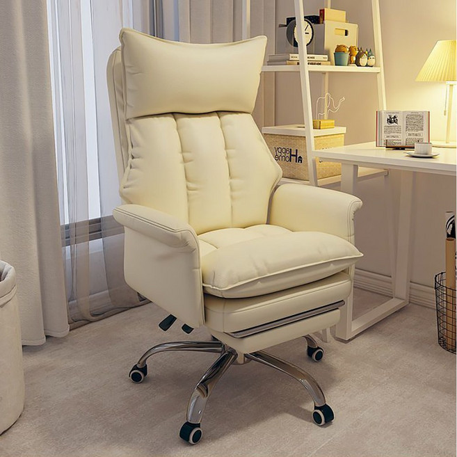 학생 책상 의자 1인용 휴식 안락의자 게이밍 컴퓨터 오피스 리클라이너, Y04(발판이 있는)