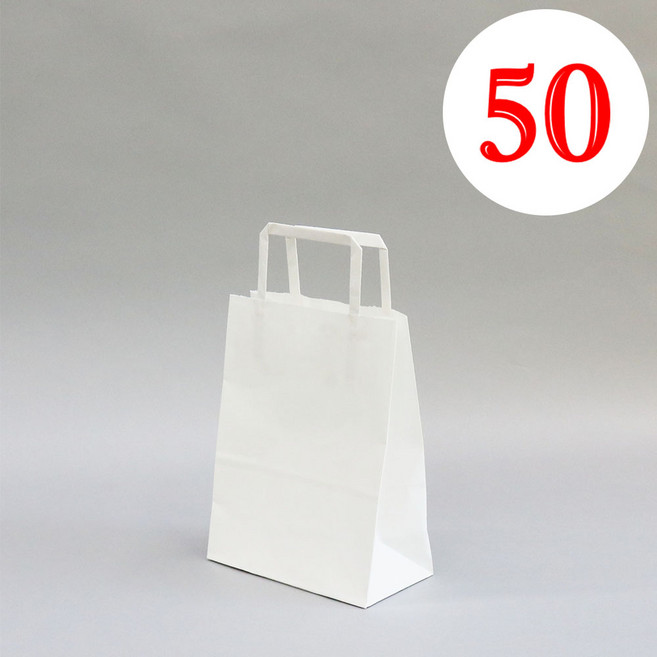 애브리플러스 화이트 종이쇼핑백 종이가방 50매