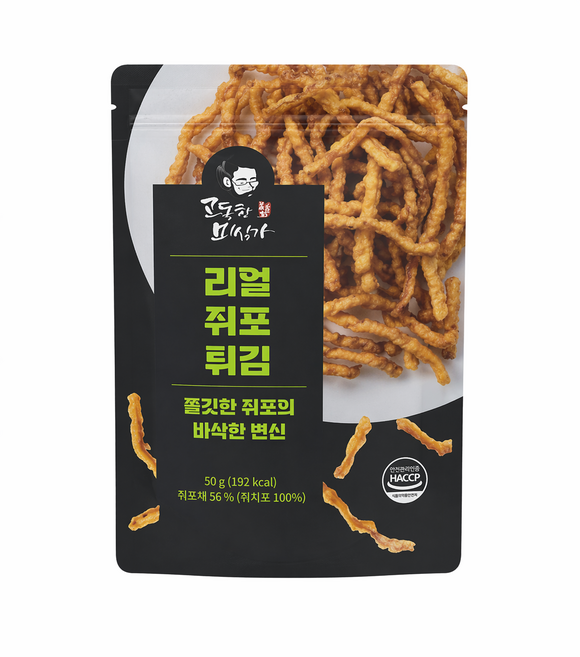 고독한미식가 리얼쥐포튀김 50g 진짜 쥐포튀김, 3개