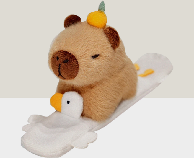 몽드네 카피바라 자동차 인형 차량 액세서리 자동차 꾸미기 손목 밴드 팔찌 가방 꾸미기, 1개, 카피바라 꼬마오리