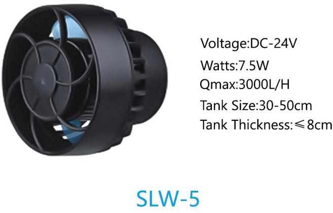 SLW 시리즈 와이파이 수동 펌프 수족관 담수 어류용 해수 정현파 제어 웨이브메이커, UK, 01 UK