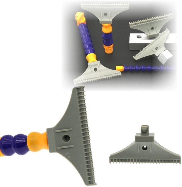 에어건 와이드 에어 블로어 노즐 제트 48구 부채꼴 넓은 분사 분사기 블로워 브로와 브로워 BLOWER 브로어 오리발 납작 노줄 물기 건조 드라이어 청소 세척, 1개