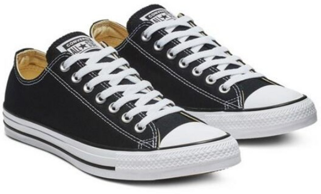 컨버스 척테일러 올스타 클래식 블랙 화이트 로우 남녀 공용 운동화+신발끈 증정