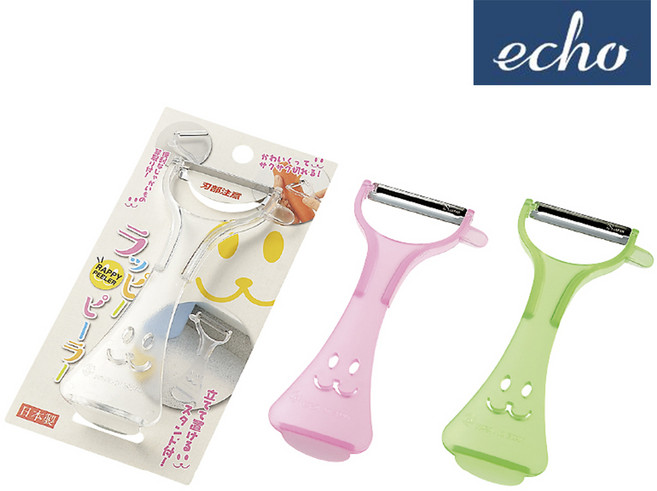 일본 에코 스마일감자칼 가볍고 손목이 편한 야채 필러, 색상램덤, 2개
