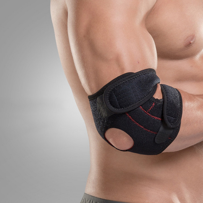 블라제스 2중 메탈 스프링 팔꿈치 보호대 좌우 세트, 1개