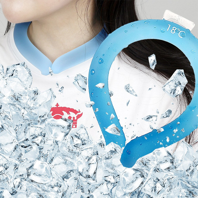 급속냉각 아이스 머플러 아이스 목튜브 얼음목도리 폭염에도 오싹한 얼음목스카프