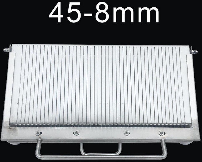 스팸절단기 수동 닭가슴살 슬라이서 대형 나이프 냉채 야채, 45-8mm 제어, 1개