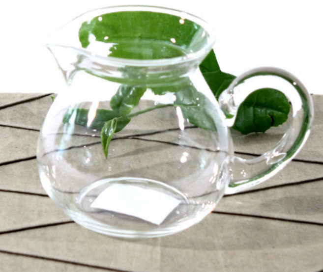 대만 유리 숙우 350cc 다해 보이차 공도배 유리 저그 피쳐, 1개