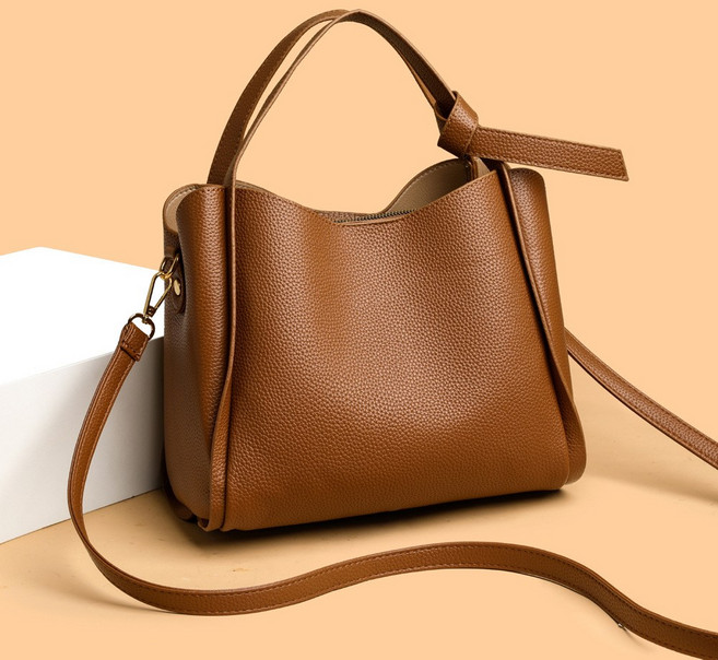 GENINA 셀루앙드 부드러운 투웨이 버킷 백 토트백