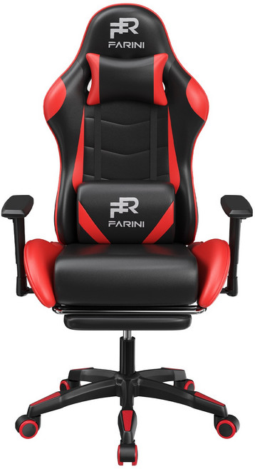 파리니 고급 게이밍 의자 GC006, 레드