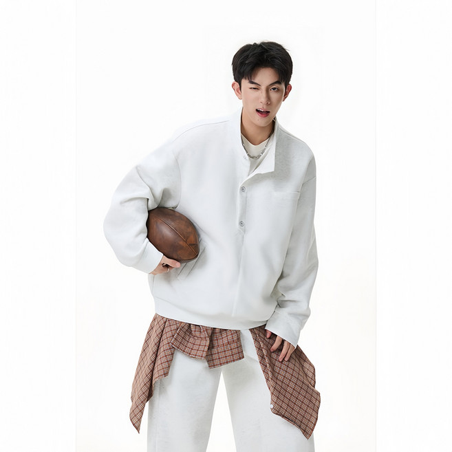 ANYOU 봄가을 남성 러닝복 트레이닝세트 츄리닝바지 스탠드 칼라 조거팬츠 러닝복 캐주얼 런닝복 레이닝셋트