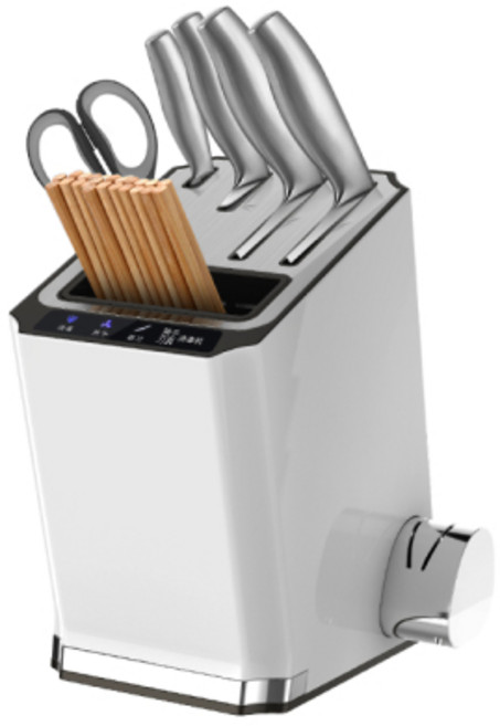 전동 식기 건조기 주방 칼날 세척 수납 거치대 주방용품 수저 멸균기 살균건조기, 건조 살균 업그레이드 전동 숫돌