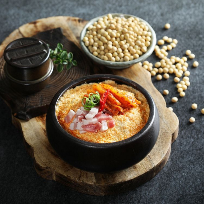 콩되비지탕 600g 건강한맛 웰빙 건강식 혼밥 맛세담 맛있는세상을담다 겉절이 서비스, 1개
