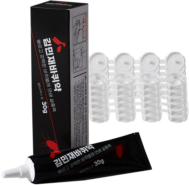 김민재 바퀴벌레약 30g+먹이통30개 울트라맥스겔, 1개, 30g