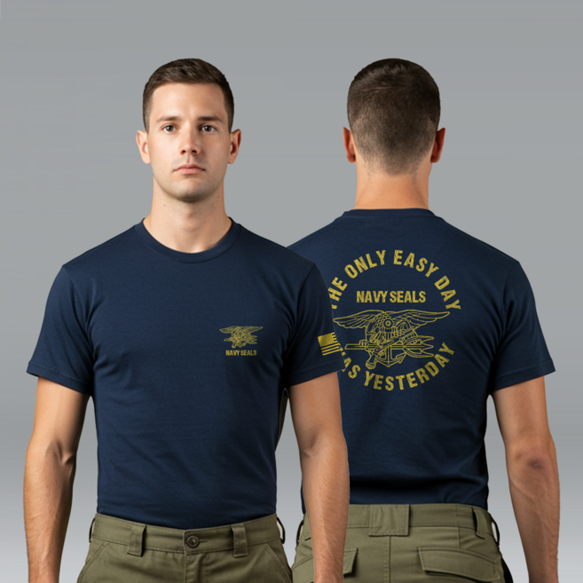 로크택티컬 국산 면 100% 네이비씰 티셔츠