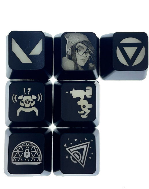 발로란트 키캡 커스텀 포인트 키캡 (발로란트 로고 역할군 스킬), 킬조이