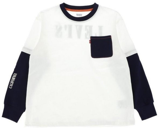 [백화점 정품] 리바이스 키즈 LVC 소매배색 긴팔티 V261TS356P