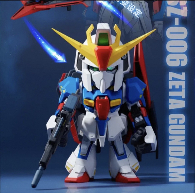 QMSV 迷你Z鋼彈&鋼彈Mk-II 系列 盲盒, 8個
