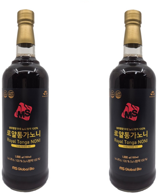 로얄통가노니 1000ml x2병 건강의 열매 720일 이상숙성된 노니%, 1L