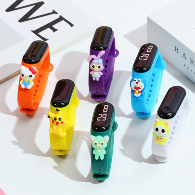 fooi 26종 캐릭터 터치스크린 어린이 LED 전자시계 생활방수 아동용 스마트워치 5시전 당일발송