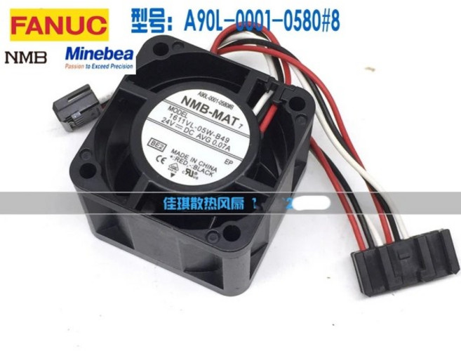 NMB 1611VL-05W-B49 A90L-0001-0580 #8 냉각 선풍기 40x40x28mm DC 24V AVG 0.07A, 1개