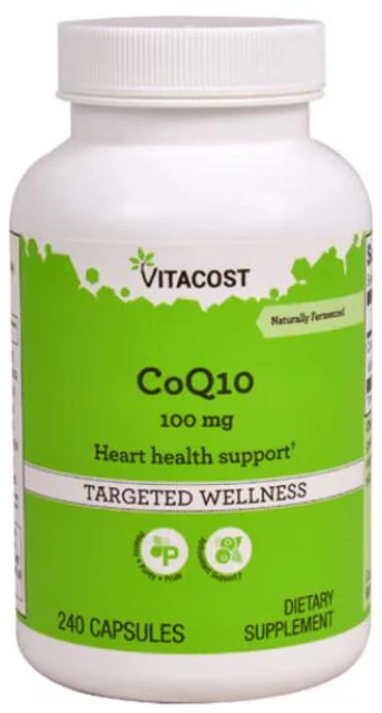 비타코스트 코엔자임 큐텐 코큐텐 100mg 캡슐 Vitacost CoQ10, 240정, 1개 - 쿠팡
